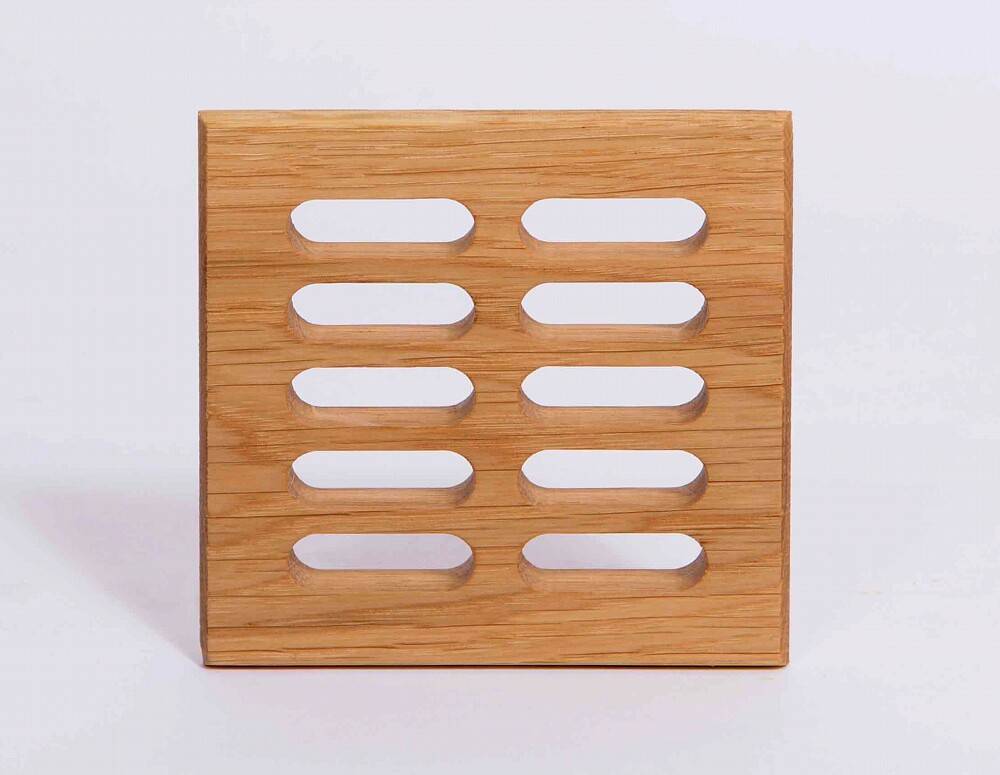 grille de ventilation en bois 100*100 mm