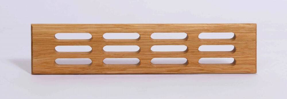 grille de ventilation en bois 250*60 mm