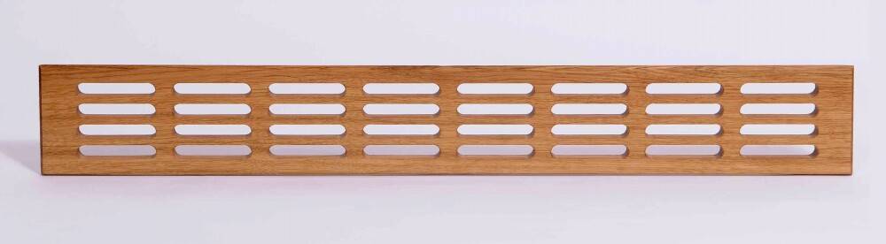 grille de ventilation en bois 550*80 mm